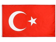 Bandeira Dupla Face da Turquia + Brasil 145x90cm - Decore com Orgulho Nacional - imagem 4