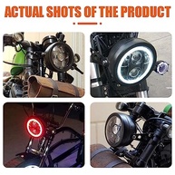 Balde de Farol SKTYANTS 14,7cm Preto para Harley Davidson e Motos Custom - imagem 5