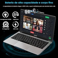 Notebook Intel Celeron 8gb Ram 256 Gb Ssd Laptop 1920x1080 FHD 14in - imagem 2