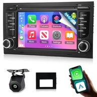 Central Multimídia Android 15 para Audi A4/S4/RS4 (2002-2008) e Seat Exeo: Carplay Sem Fio, Android Auto e Tela HD 7" com DSP 32 EQ - imagem 2