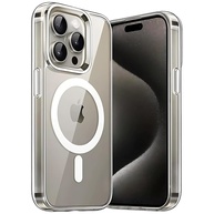 Capa MagSafe Premium para iPhone 15 Pro Max: Transparente, Anti-Amarelamento e Proteção Total da Câmera - imagem 1