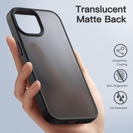 JETech Capa Fosca para iPhone 15 (6.1") - Proteção Militar Anti-Choque e Anti-Impressão Digital - imagem 4