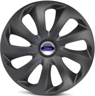 Jogo 4 Calotas Esportivas Velox Aro 15 Preto Fosco - Novo Ka, Fiesta, Focus - imagem 5