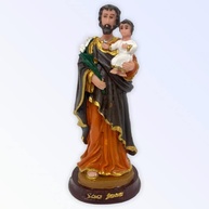Santos Católicos em Resina 15 cm - São José - Decoração e Fé com Qualidade - imagem 1