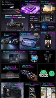 HOTWAV Cyber 15: O Smartphone 4G Triplamente Resistente - imagem 2