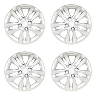 Kit 4 Calotas Aro 15 Prata - Design Esportivo para Yaris e Etios - imagem 1