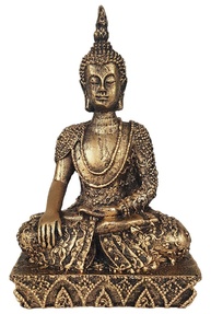 Buda Hindu com Base 15 cm em Resina com Incenso - Estátua Decorativa para Ambientes Serenos - imagem 1