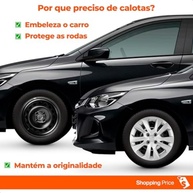 Kit 4 Calotas Aro 15 Onix Prisma 2020 Prata Grid - Design Moderno e Fixação Segura - imagem 3