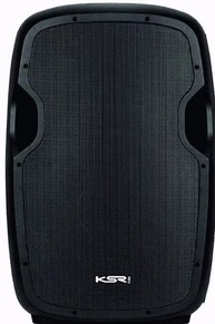 Caixa de Som Ativa KSR K815 15" USB Bluetooth + Tripé Profissional: Som Potente e Versátil! - imagem 2