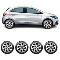 Jogo 4 Calotas Aro 15 Chevrolet Onix e Prisma: Estilo e Proteção para Seu Carro - imagem 3