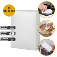 Kit com 15 Esponjas Mágica de Melamina Premium - Limpeza Profunda Sem Riscar - imagem 4