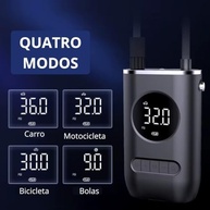 Compressor Portátil Digital 150 PSI com Lanterna LED: Pneus de Carro, Moto, Bike e Mais! - imagem 5