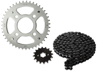 Kit Relação Completo Top 43Z x 16Z com Corrente 428HO 118L para CG 150 Titan, CG 160 Cargo e Fan - imagem 1