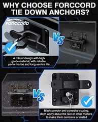 Âncoras de Amarração Premium para Ford F-150, F-250, F-350 e Raptor (2015-2026) - Segurança e Versatilidade - imagem 5