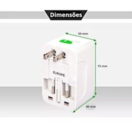 Adaptador de Tomada Universal 150 Países - Viagem Bivolt Premium FastJoy - imagem 5