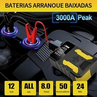 3000A Jump Starter Portátil: Carregador Rápido, Compressor 150 PSI e Bateria 37000mAh para Carros, SUVs e Emergências - imagem 5