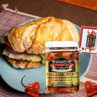 Carolina Reaper In Natura Curtida No Azeite - Vidro 150 Ml - imagem 2