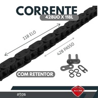 Kit Relação Completa Titan 150 Fan 150 CG 150 2004-2015 com Retentor Allen - Aço 1045 Resistente - imagem 5