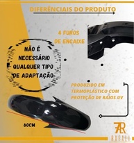 Paralama Dianteiro Honda Titan Fan 150 2009-2013 Vermelho - Peça de Reposição Premium - imagem 3
