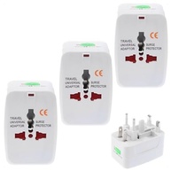 Kit 3 Adaptadores de Tomada Universal Padrão Internacional - Viaje Conectado a Mais de 150 Países! - imagem 2