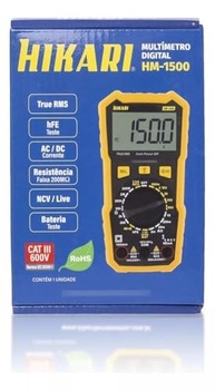 Multímetro Digital Hikari HM-1500: Precisão e Robustez para Suas Medições - imagem 5