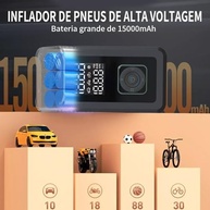 Auxiliar de Partida e Compressor de Ar ATM 15000mAh: Seu Aliado Essencial para Carro e Moto - imagem 5