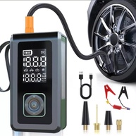 Compressor de Ar Portátil Digital YT168: Partida Auxiliar 1000A e Bateria 15000mAh - imagem 3
