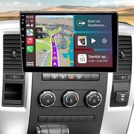 Central Multimídia Dodge Ram 1500/2500/3500 2009-2012: Tela 10.2" GPS, CarPlay Sem Fio, Android Auto, Bluetooth - imagem 2