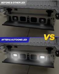 AUTOONE Kit de Montagem de Lâmpada LED Profissional para GMC Sierra 1500/2500/3500 HD (2020-2025) - imagem 5