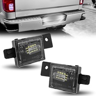 Luz de Placa LED Branca para Chevy Silverado e Sierra 1500/2500HD/3500HD (2014-2022) - imagem 1