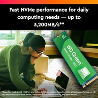 SSD WD Green SN350 500GB NVMe M.2 2280 (Leitura até 2400MB/s e Gravação até 1500MB/s) - imagem 5