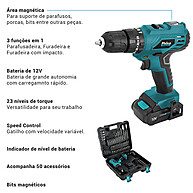 Parafusadeira Philco Force: 3 em 1 e 1500RPM - imagem 2
