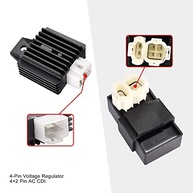 Kit CDI, Regulador e Solenoide Goofit para GY6 50cc-150cc: Potencialize sua Scooter! - imagem 4