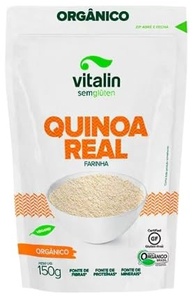 Kit 3X: Farinha de Quinoa Real Orgânica Sem Glúten Vitalin 150g - imagem 3