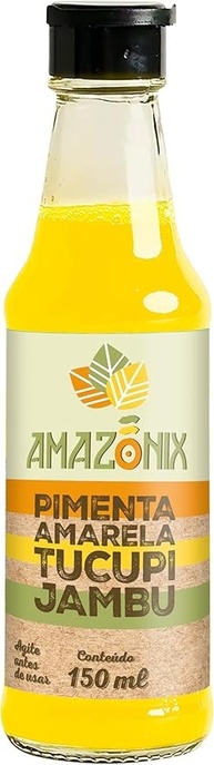 Molho de Pimenta Amarela com Tucupi e Jambu 150ml - imagem 1