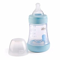 Mamadeira Perfect5 150ml Inicial Azul - Silicone Soft Sense da Chicco - imagem 3