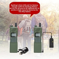Carregador Baofeng USB e Veicular 2.5mm para Baterias BL-5L, BL-8 (3800mAh) - UV-5R, UV-82, AR-152 - imagem 5