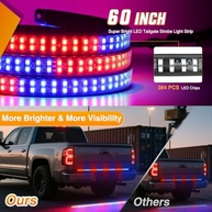 Tira de LED Estroboscópica Nilight 152cm: Segurança e Visibilidade Máxima para seu Veículo - imagem 4