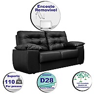 Sofá Luxemburgo 2 Lugares – Elegância e Conforto em 1,52m - imagem 2