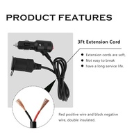 Cabo Extensor Isqueiro Carro 9,5m 12V com Interruptor Liga/Desliga e Fusível 15A - imagem 5