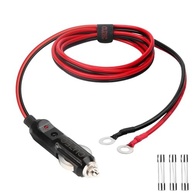 CUZEC Cabo Adaptador Isqueiro 1.8m 16AWG 15A - Potência e Segurança para Seus Dispositivos 12V/24V - imagem 2