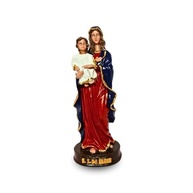 Imagem de Nossa Senhora da Saúde em Resina Maciça 15cm - Detalhes Pintados à Mão, Super Resistente - imagem 2