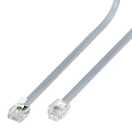 Cabo Extensão Modular RJ11 6P4C 15ft Cinza: Conectividade Confiável para seu Telefone - imagem 3