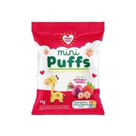 Kit 2X: Snack Infantil Puff Beterraba/Morango Nhami Mami 15g - imagem 2