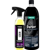 Kit Essencial Vonixx: Pneu Pretinho Darker 1,5L + Izer 500ml Descontaminante Ferroso - imagem 2
