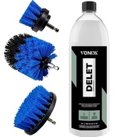 Kit Limpeza Automotiva Vonixx Delet 1,5L + 3 Escovas Karbox Média: Brilho Impecável! - imagem 1