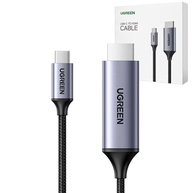 Cabo USB-C para HDMI Thunderbolt 3: 4K 60Hz para Home Office e Entretenimento | 1.5m - imagem 1