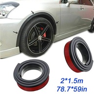 Protetor de Para-lama Universal 1.5m para Carros e Caminhões - Proteção e Estilo (Preto) - imagem 4