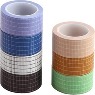 Fita Washi Cor Sólida 15mm x 10m: Decore Embalagens e Artesanatos com Estilo Japonês - imagem 5