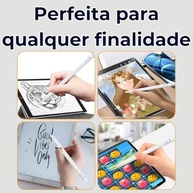 Caneta Stylus Touch Screen Recarregavel USB – Ponta Fina 1.5mm com Indicador LED, Caneta Capacitiva Universal Compatível com iPad, Tablet, Celular, Notebooks - Android ou IOS | Premium InoVibes - imagem 4